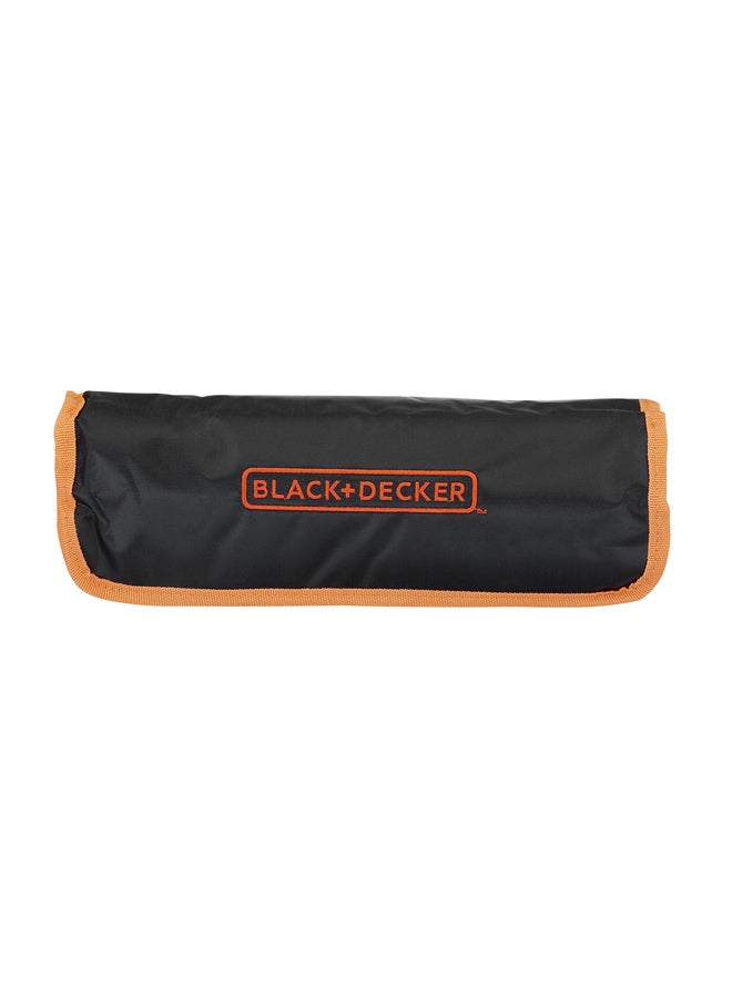 BLACK+DECKER 76-Piece Automotive Tool Set With Soft Roll Bag Silver/Black/Orange  - Image 4