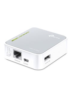 تي بي لينك موزّع شبكة لاسلكي محمول من تي بي لينك طراز TL-MR3020 3G/3.75G بسرعة 75 ميجابت في الثانية رمادي / أبيض  - Image 5