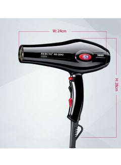 Electronic Hair Dryer RE-2042 Black 24cm - v1618569484/N15901515A_7