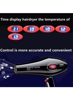 Electronic Hair Dryer RE-2042 Black 24cm - v1618569484/N15901515A_9