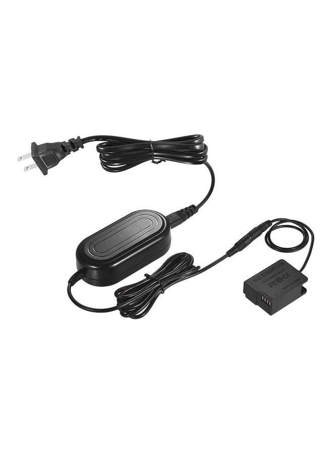 ANDOER AC Power Adapter Supply Camera Charger With DC Coupler Kit For Panasonic DMC-FZ200/FZ1000/GH2 Black - Image 4