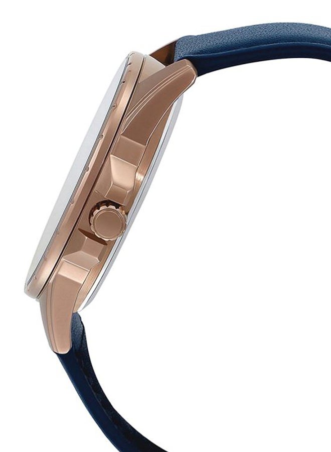 كاسيو ساعة يد عقارب بسوار من الجلد طراز MTP-SW320RL-7AVDF للرجال - Image 3