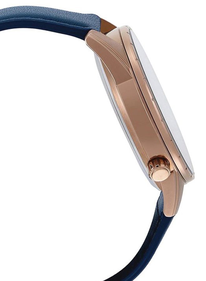 كاسيو ساعة يد عقارب بسوار من الجلد طراز MTP-SW320RL-7AVDF للرجال - Image 4