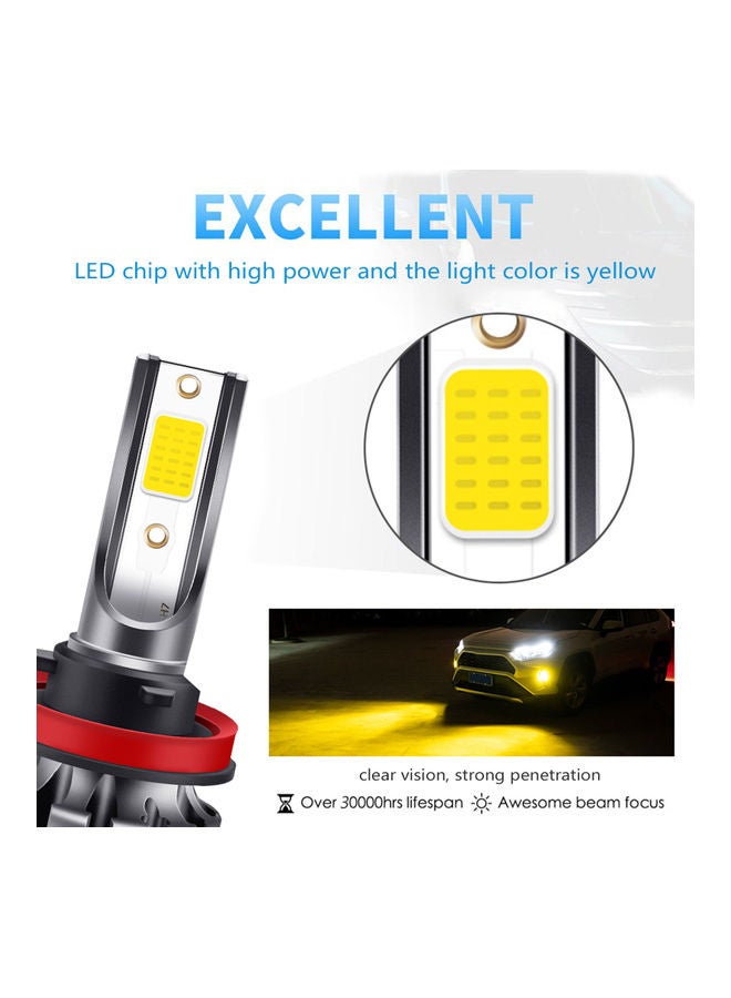 زوج من مصابيح الضباب LED للسيارة - Image 5