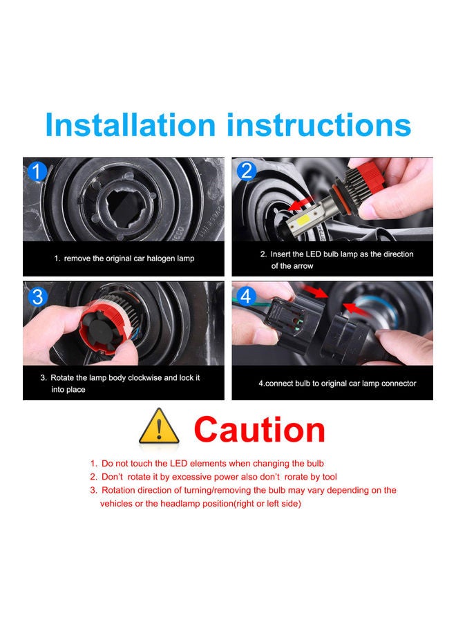 Generic 2-Piece LED Car Fog Light Set  - Image 5