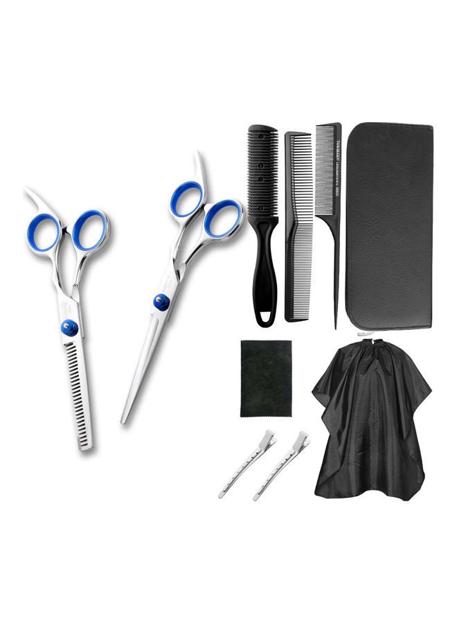Generic - Professional Haircut Tools Kit Black/Silver/Blue - Image 1