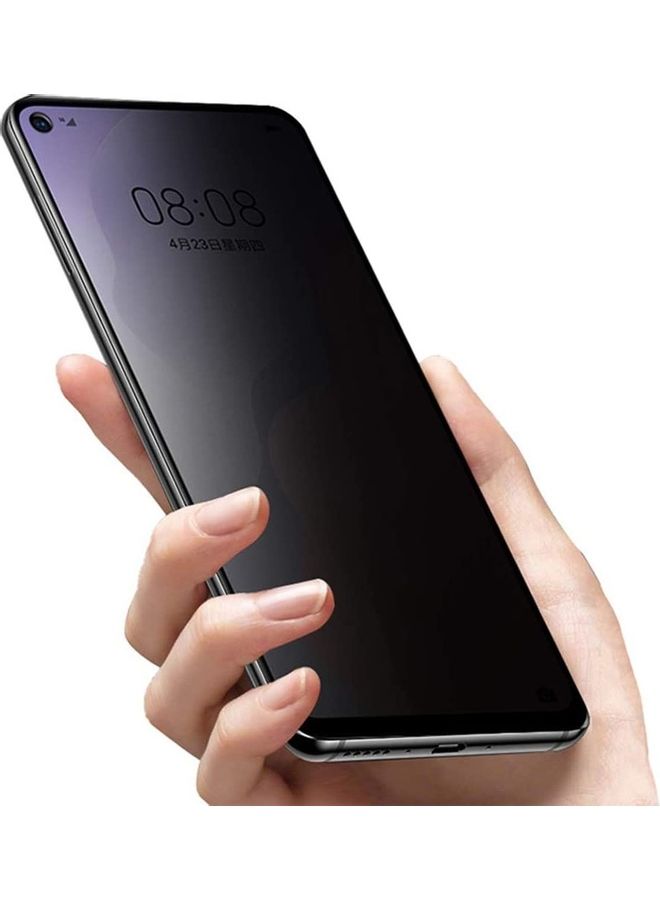 Generic - Tempered Glass Screen Protector For Huawei nova 7 5G Clear/Black - Image 1