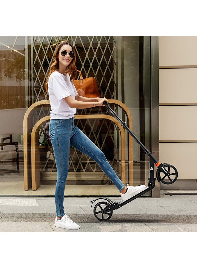 Cool Baby - 2-Wheel Adjustable Height Scooter For Kids, Black, For Ages 12+ Years ‎‎‎84x15x33cm - Image 1