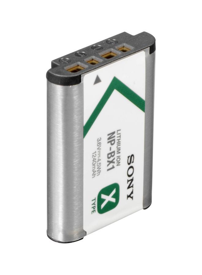 1240.0 mAh Type X Rechargeable Battery Silver