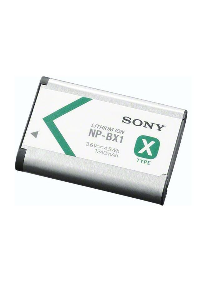 1240.0 mAh Type X Rechargeable Battery Silver