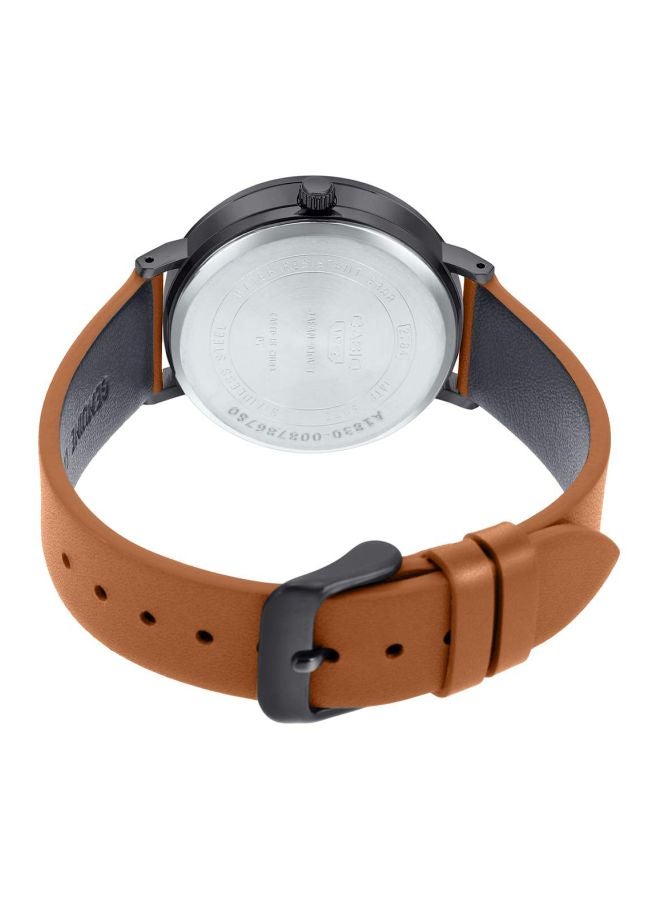 كاسيو ساعة يد MTP-E175BL-2EVDF - 45 ملم - لون بني للرجال - Image 2