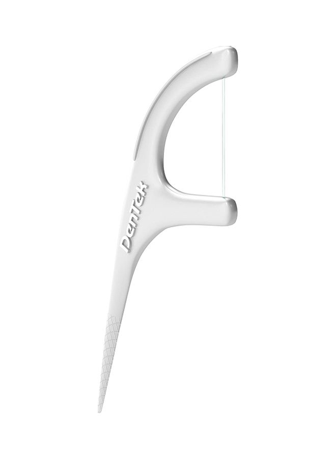 Dentek - 75-Count Triple Clean Floss Picks White 75grams - Image 1