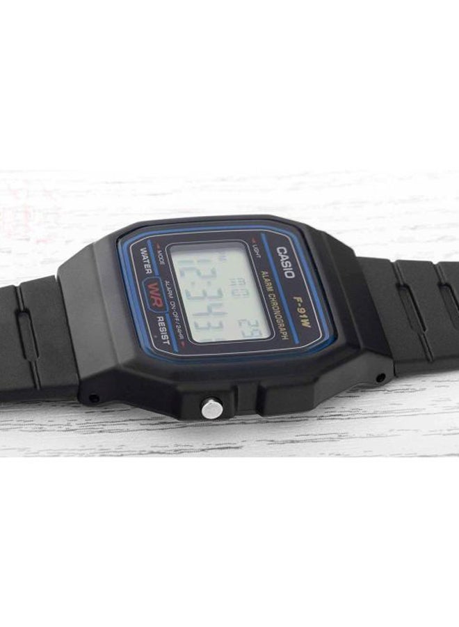 CASIO Men's Resin Digital Watch F-91W-1HDG - Image 5