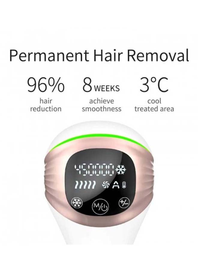 Bosidin - Laser Hair Removal Epilator Device White/Rose Gold - Image 1