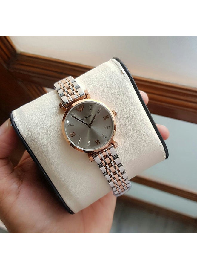 EMPORIO ARMANI Women's Gianni T-BAR Water-Resistant Analog Watch Ar1840  - Image 5