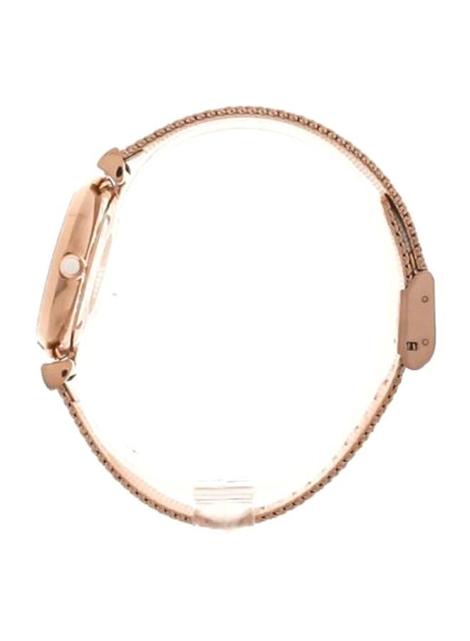 EMPORIO ARMANI - Women's Gianni T-Bar Analog Watch AR11320 - 32 mm - Rose Gold - Image 1