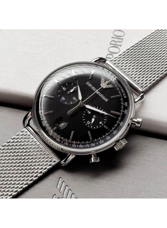 EMPORIO ARMANI - Men's Water Resistant Metal Chronograph Watch AR11104 - Image 1