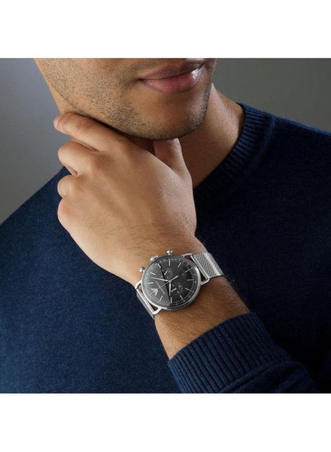 EMPORIO ARMANI - Men's Water Resistant Metal Chronograph Watch AR11104 - Image 1