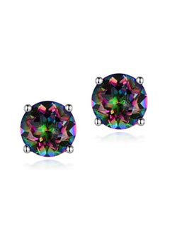 VOLUKA Platinum Plated Stud Earrings  - Image 1