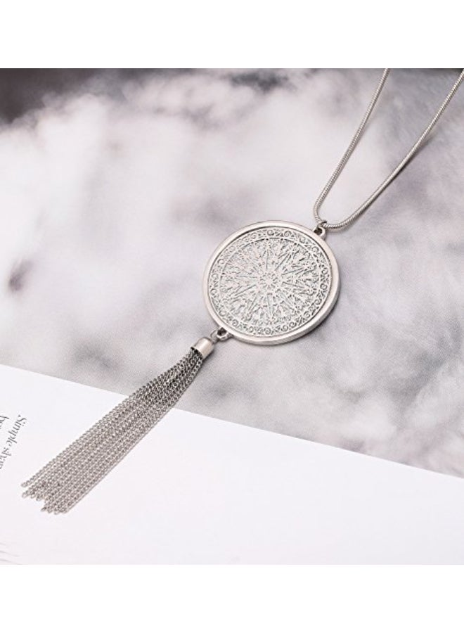 MOLOCH Tassel Fringe Necklace Set - Image 2