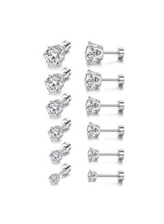 VOLUKA Zirconia Stud Earrings  - Image 1