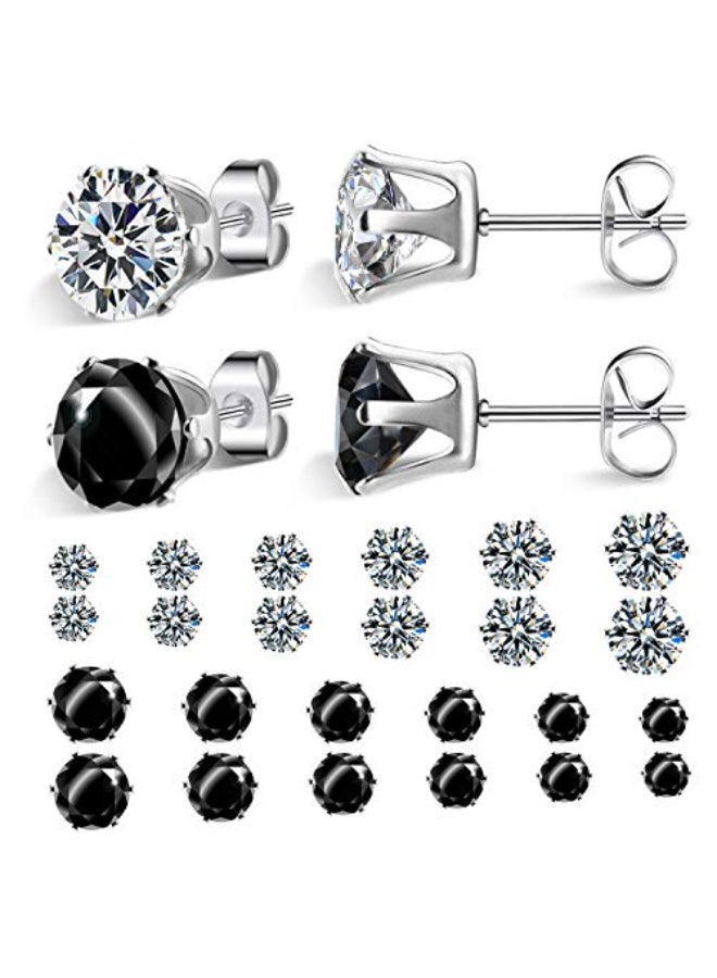 WSSXC 12-Pairs Hypoallergenic Earrings Set - Image 1