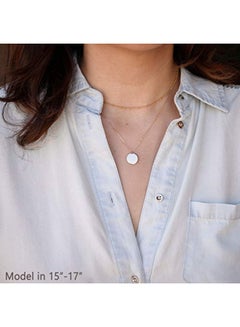Mevecco Elegant Simple Layer Necklace  - Image 5