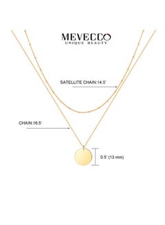 Mevecco Elegant Simple Layer Necklace  - Image 3