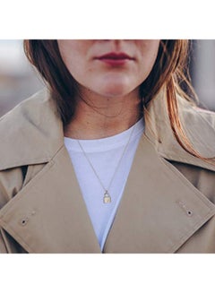Mevecco Dainty Lock Necklace  - Image 2