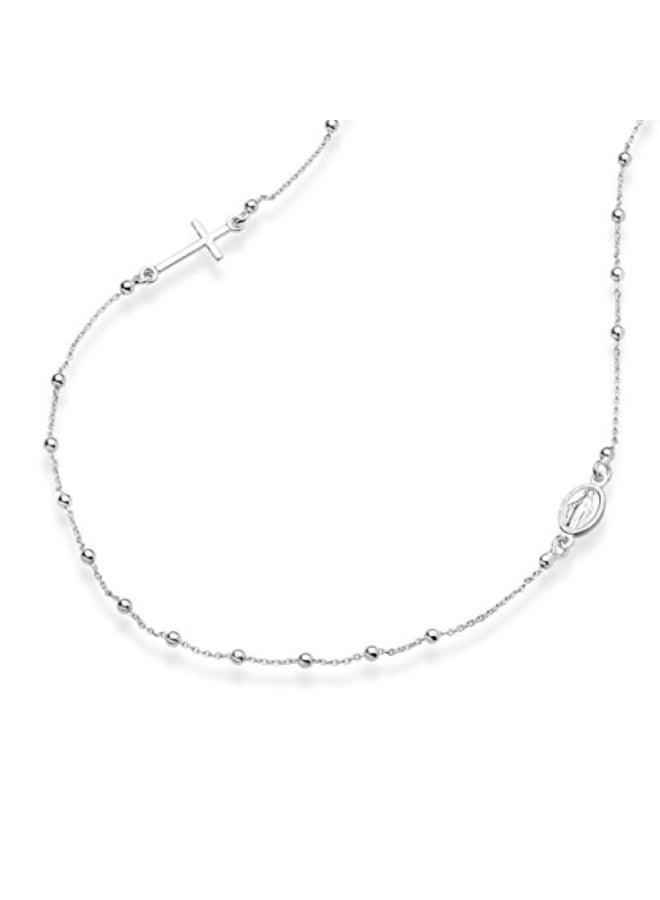 MiaBella - Sideways Cross Necklace - Image 1