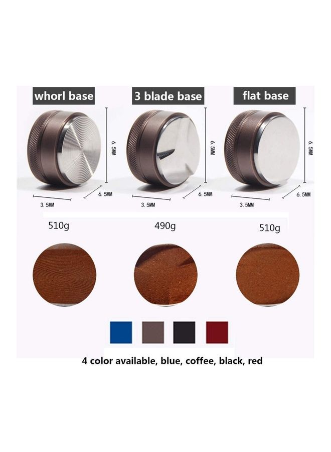 XiuWoo Espresso Tamper Coffee Powder Distribution Tools Black/Silver - Image 2