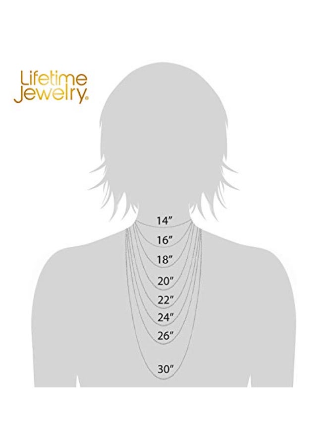 Lifetime Jewelry 24K Gold Plated  Rope Chain Necklace - Image 5
