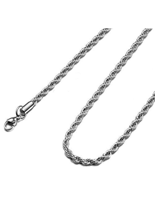 HolyFast Stainless Steel Twist Chain Necklace - Image 1