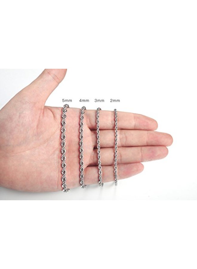 HolyFast Stainless Steel Twist Chain Necklace - Image 2