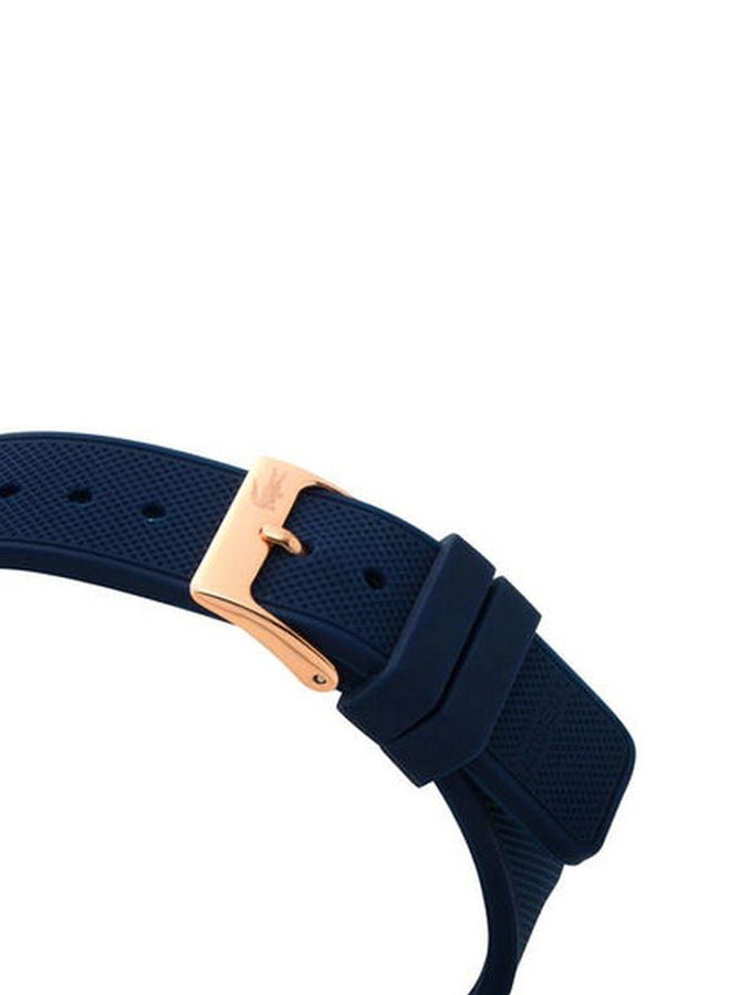 LACOSTE - Men's Silicone Analog Wrist Watch 2011013 - 44 mm - Blue - Image 1