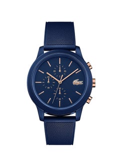 Men's Silicone Analog Wrist Watch 2011013 - 44 mm - Blue