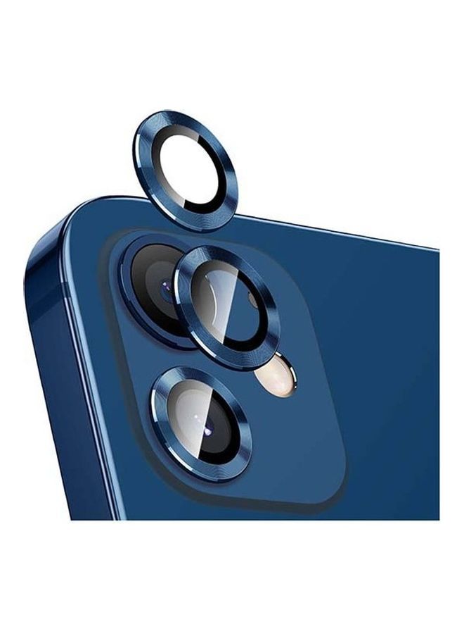 shAyzee 2-Piece Camera Lens Protector Glass For iPhone 12 Pro Blue/Black - Image 1