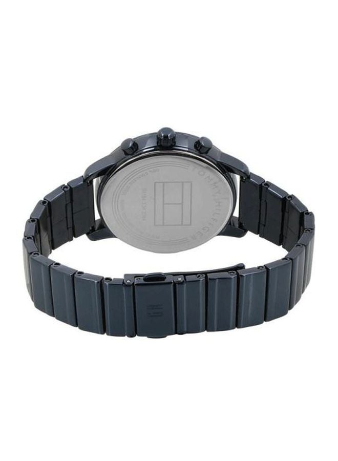 TOMMY HILFIGER - Women's Round Shape Metal Analog Wrist Watch 36 mm - Blue - 1781893 - Image 1