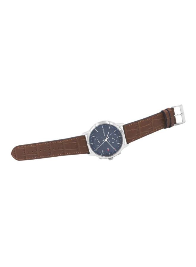 TOMMY HILFIGER - Men's Leather Analog Wrist Watch 1710436 - Image 1