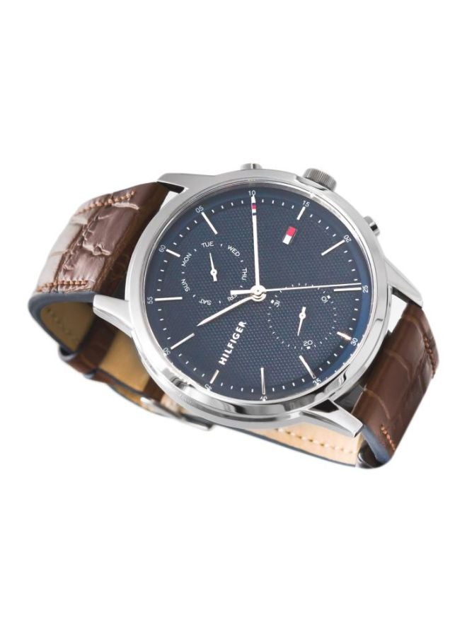TOMMY HILFIGER - Men's Leather Analog Wrist Watch 1710436 - Image 1