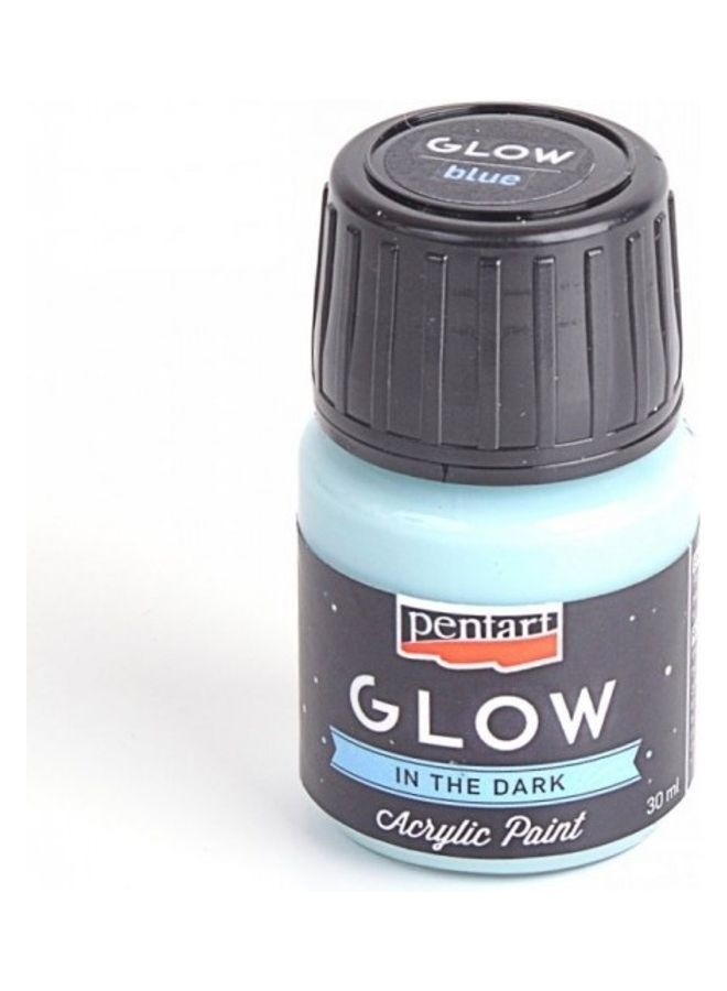 بينتارت طلاء أكريليك لامع يتوهج في الظلام أزرق