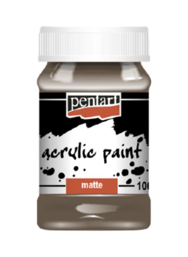 بينتارت طلاء أكريليك غير لامع بني