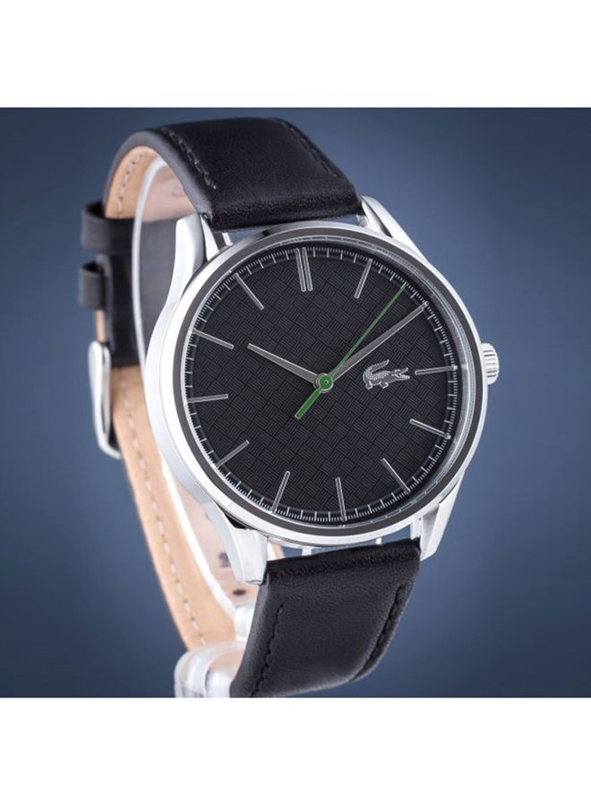 LACOSTE - Men's Vienna Leather Analog Wrist Watch 2011047 - Image 1