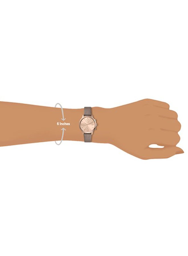 لاكوست ساعة يد بعقارب وسوار من الجلد طراز 2001150 للنساء - Image 4