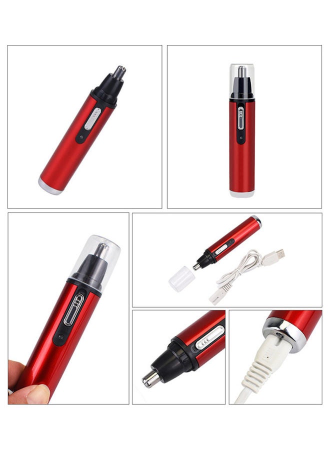 Nose and Facial Hair Trimmer Pen Red/Black - Image 4