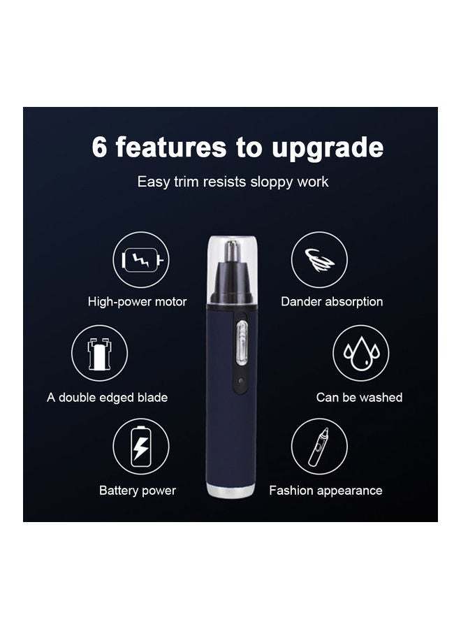 Nose and Facial Hair Trimmer Pen Blue/Black - Image 2