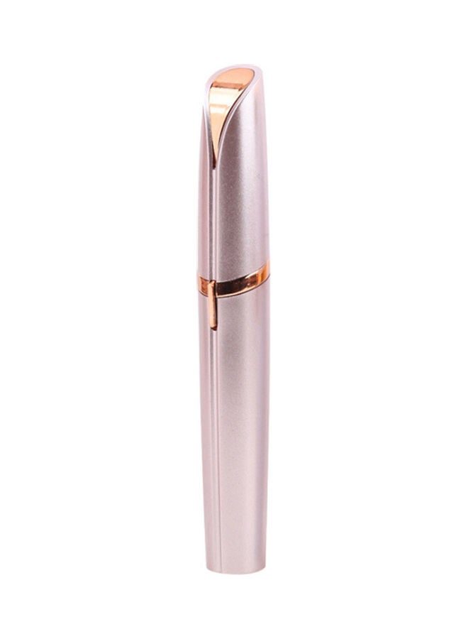 Painless Electric Eyebrow Hair Remover Rose Gold - Image 2