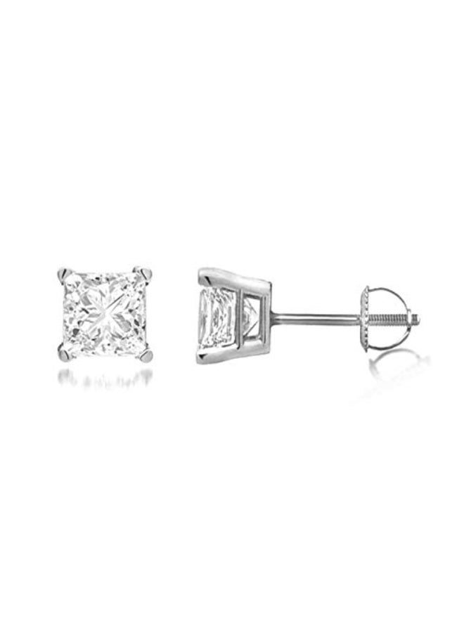 14 Ct Diamond Accent Stud Earrings  - Image 3