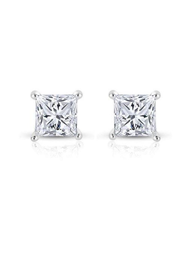 14 Ct Diamond Accent Stud Earrings  - Image 1