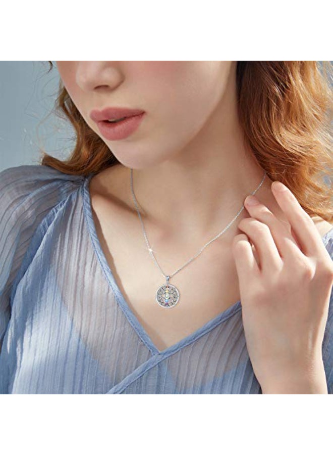 Lotus Flower Chakra Necklace Pendant  - Image 3